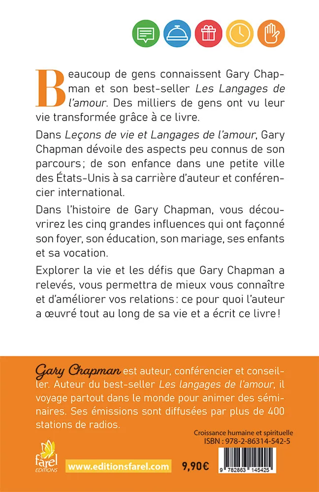 Leçons de vie et Langages de l’amour - Une autobiographie utile de Gary Chapman