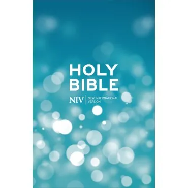 Anglais, Bible New International Version, cartonnée, bleu - Pack de 20 exemplaires