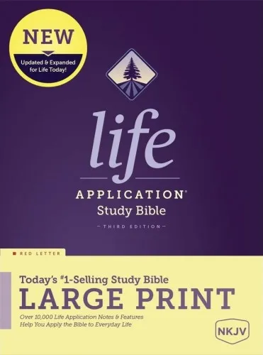 Anglais, Bible d'étude New King James Version, grands caracteres