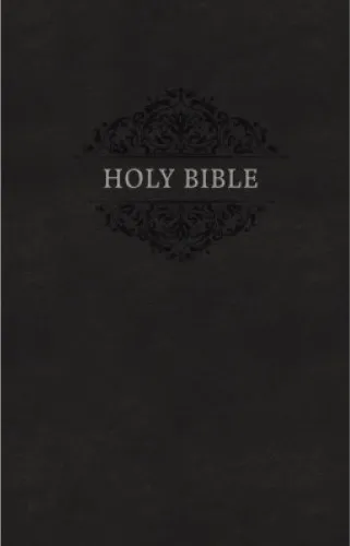 Anglais, Bible King James Version, similicuir noir