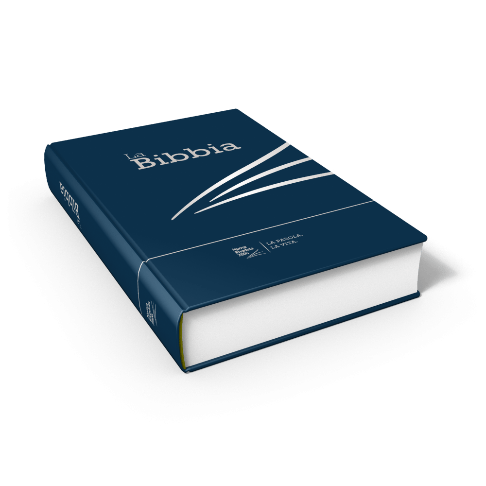 Italien, NR2006 Bible compacte - modèle rigide, illustré bleu foncé