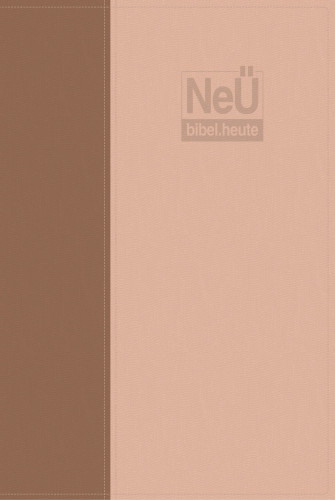 NeÜ bibel.heute, Taschenausgabe, Kunstleder, zweifarbig braun/beige