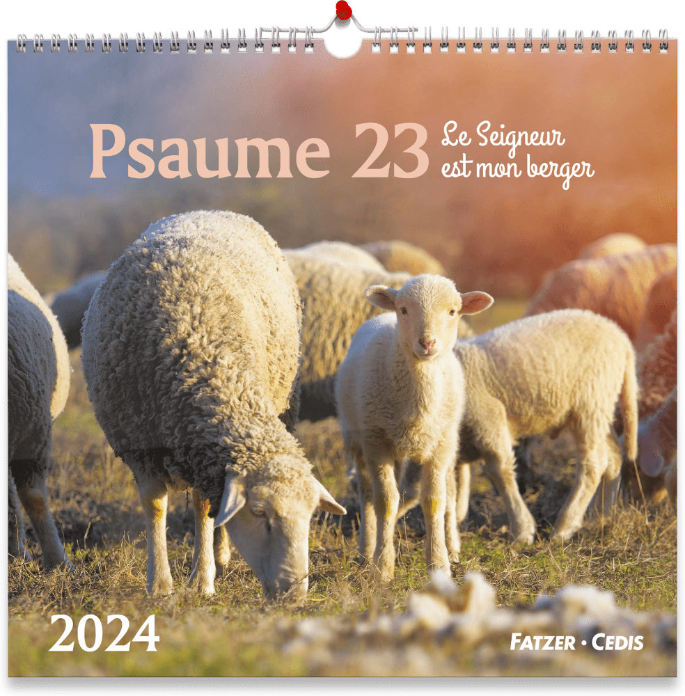 Psaume 23 [grand format] calendrier mural