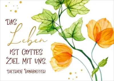 Postkarte Das Leben GF - 10 Stück pro Päckchen