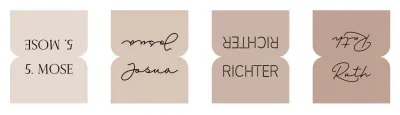Bibel-Griffregister Cremefarben