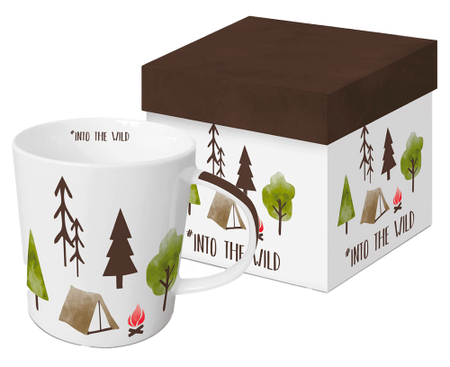 Tasse - Into the Wild - weiss, 400ml