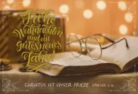 8 Minikarten Weihnachten Fotomotive veredelt
