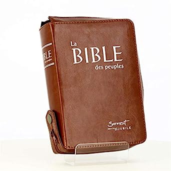 Bible des peuples (La) - Format de poche, couverture simili cuir brun, fermeture éclair