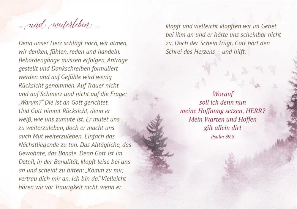 Grussheft Mit Hoffnung leben