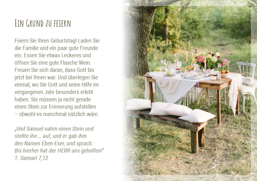 Grußheft Zum Geburtstag Gottes Segen