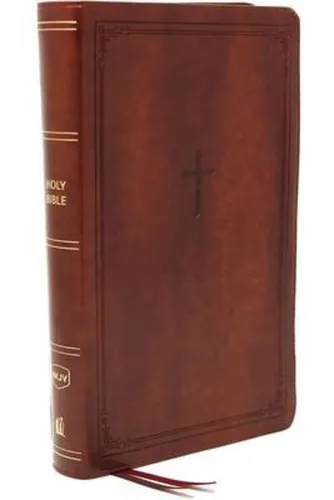 Anglais, Bible, New King James Version, compact, similicuir, brune
