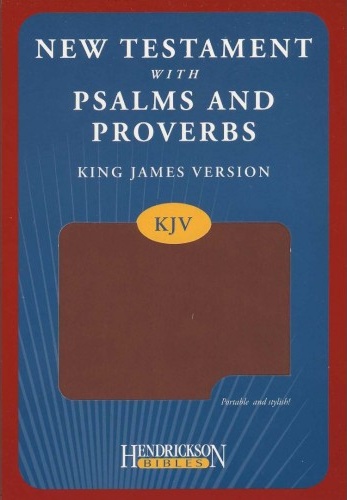 Anglais, Nouveau Testament, Psaumes & Proverbes King James Version, flexi, espresso