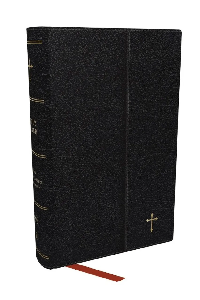 Anglais, Bible, New King James Version, compacte souple noire, fermeture magnétique, références...