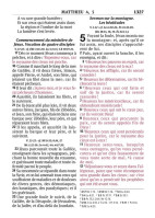Bible Segond 1910, gros caractères, similicuir bordeaux, onglets, tranche or - 2 rubans...