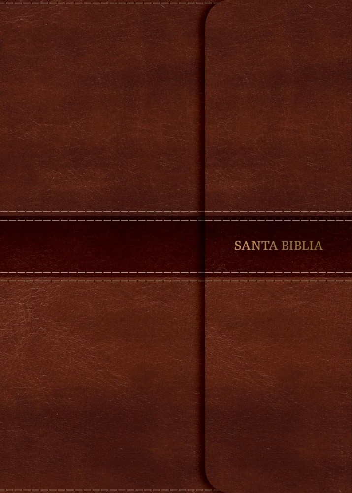 Espagnol, Bible Reina Valera 1960, compact, grands caractères, fibrocuir, marron