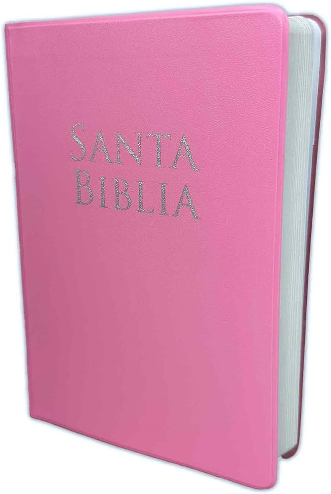 Espagnol, Bible Reina Valera 1960, grands caractères, souple, rose