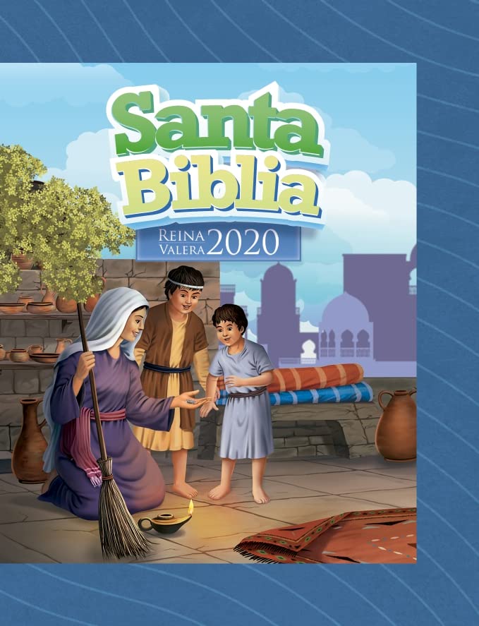 Espagnol, Bible pour enfants Reina Valera 2020, Para Niños, cartonnée, bleue
