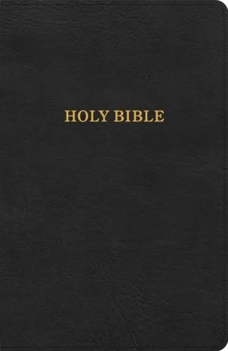 Anglais, Bible, King James Version, Thinline Bible, Black Leathertouch - KJV, similicuir souple,...