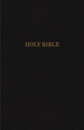 Anglais, Bible King James Version, fibrocuir, noir