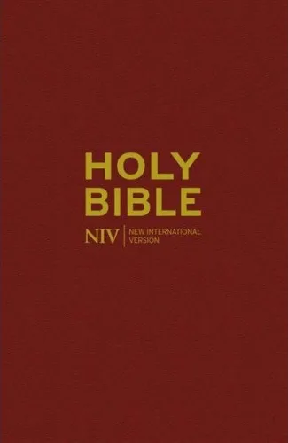 Anglais, Bible, New International Version, NIV, cartonnée, bordeaux - NIV Popular Burgundy...