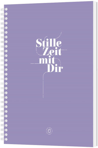 Stille Zeit mit Dir - Notizbuch - Motiv "Flieder"