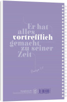 Stille Zeit mit Dir - Notizbuch - Motiv "Flieder"