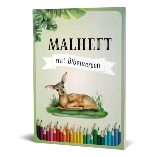 Malheft mit Bibelversen - Zum Ausmalen und Auswendiglernen