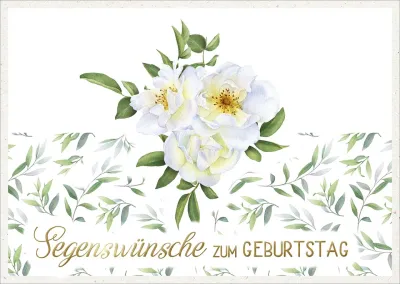 Postkarten Segenswünsche zum Geburtstag