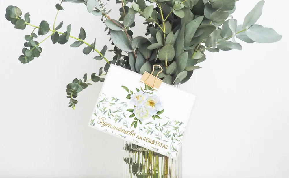 Postkarten Segenswünsche zum Geburtstag