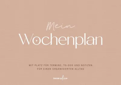 Mein Wochenplan - Fatzer alive