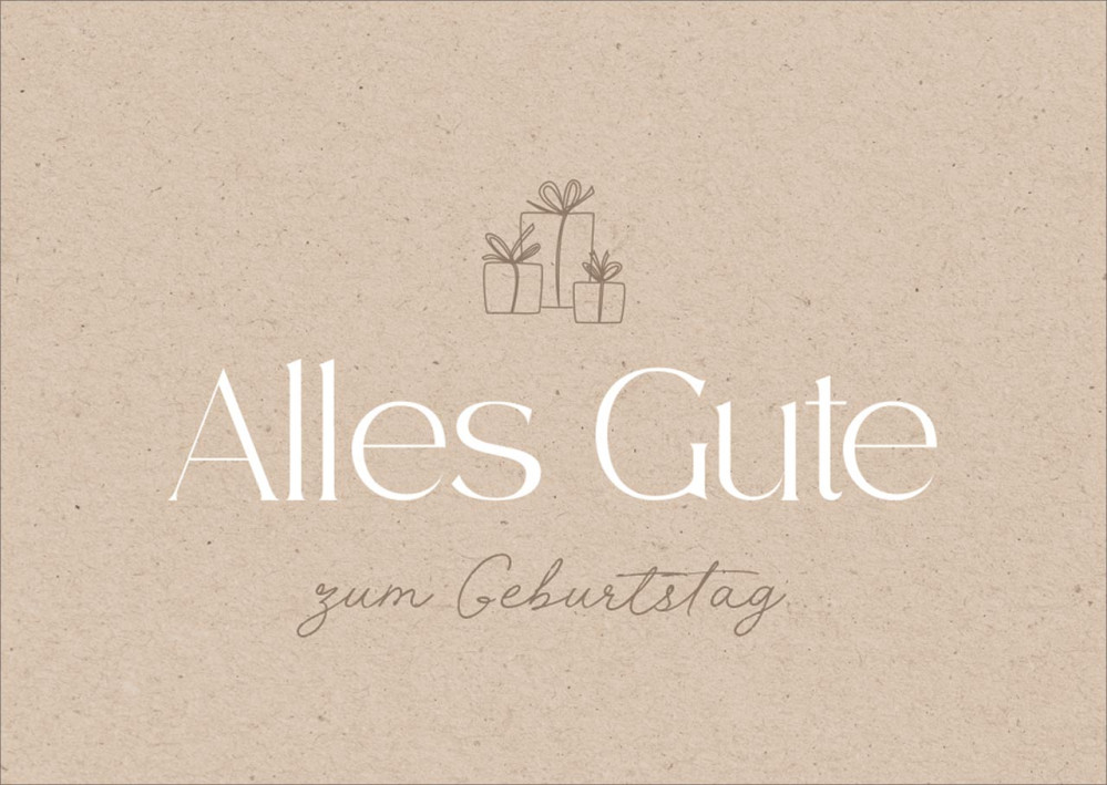 Postkarte alive Alles Gute zum Geburtstag