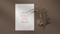 Postkarten alive Gott sorgt für Dich!