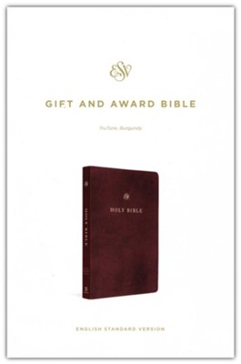 Anglais, Bible, English Standard Version, compacte, simili bordeaux - ESV Gift and Award Bible...