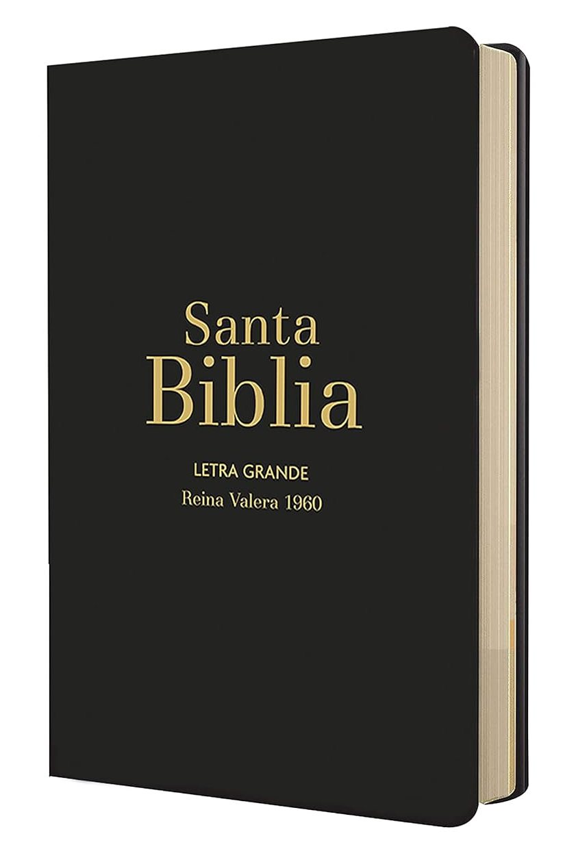 Espagnol, Bible Reina Valera 1960, grands caractères, reliée, vivella, noire
