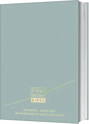 Elberfelder Studienbibel, Sein Wort - meine Welt - Leder blau