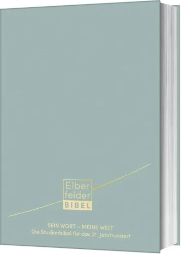 Elberfelder Studienbibel, Sein Wort - meine Welt - Leder blau