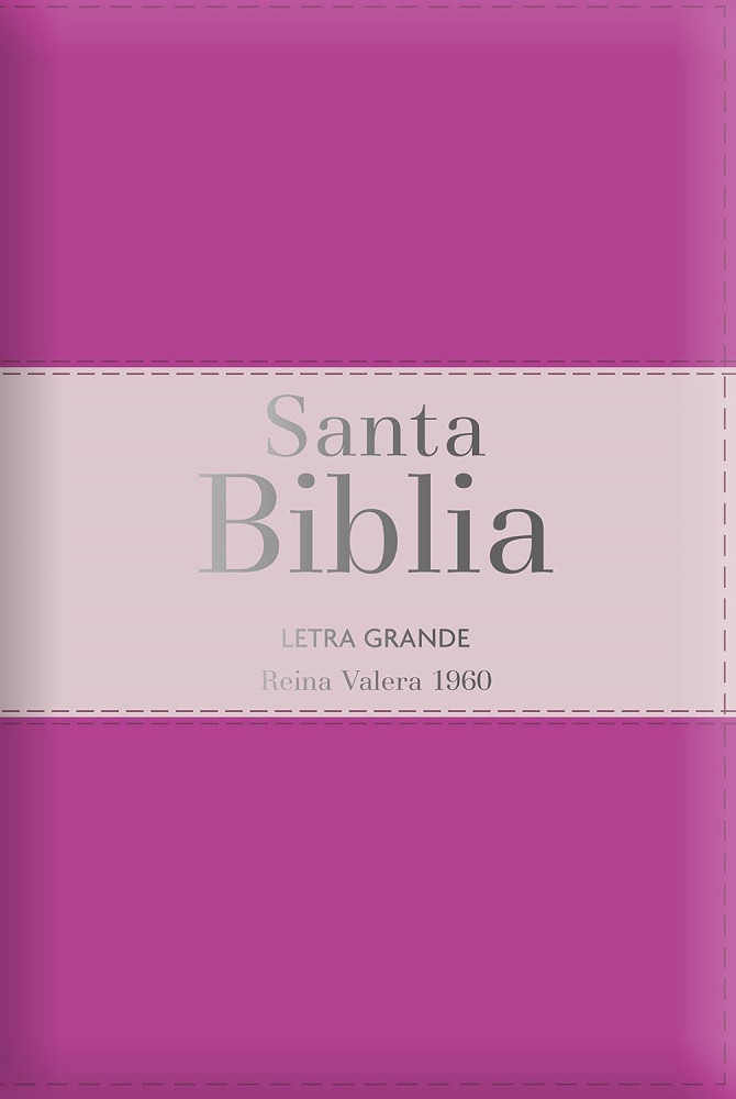 Espagnol, Bible, Reina Valera 1960, gros caractères, Grand format, similicuir souple tricolore...