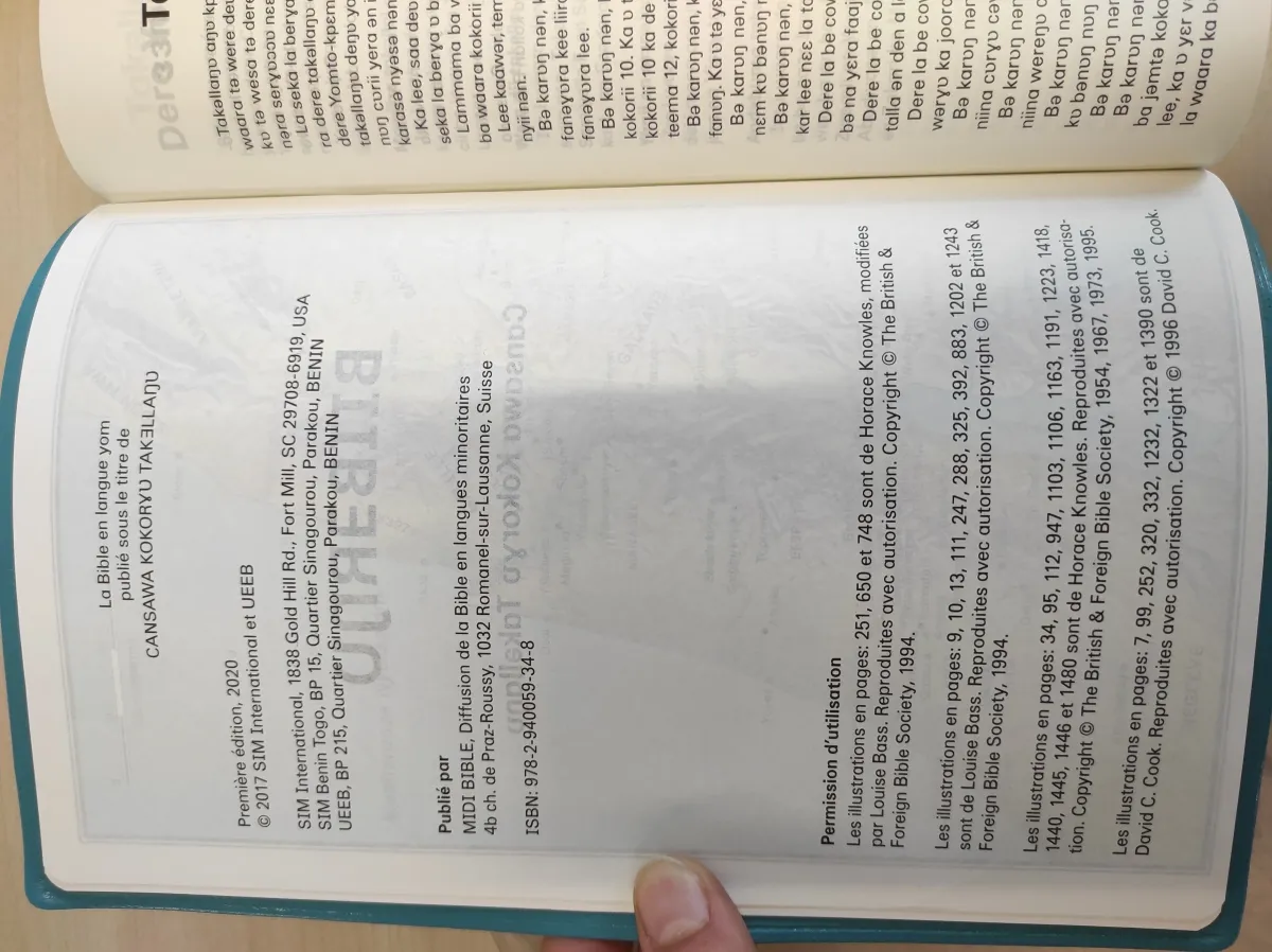 Bible en Yom (Bénin)
