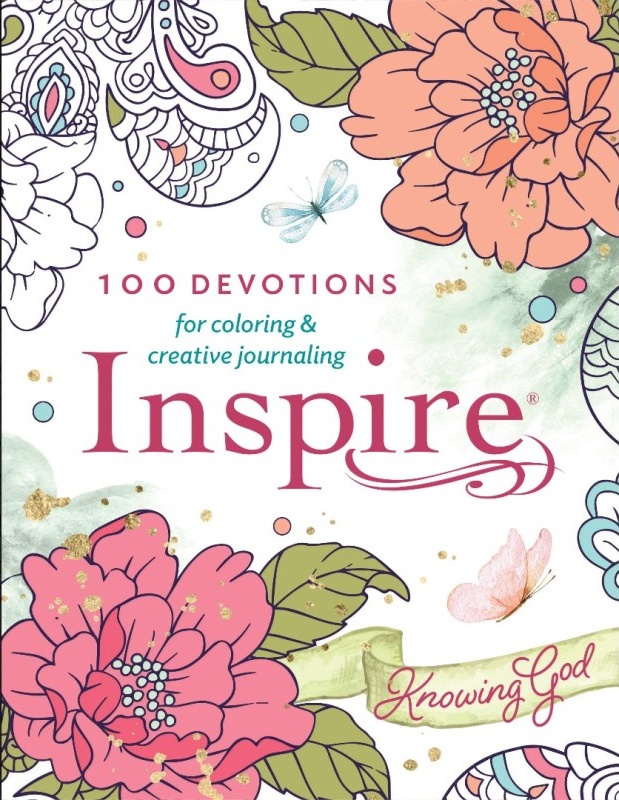 Inspire: Knowing God (Softcover) - 100 Devotions for Coloring and Creative Journaling