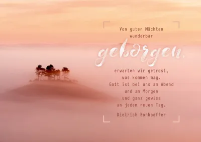 Postkarten Von guten Mächten