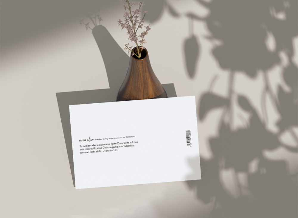 Postkarten Glaube - Hebräer 11:1