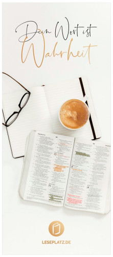 Lesezeichen Dein Wort - Dein Wort ist Wahrheit