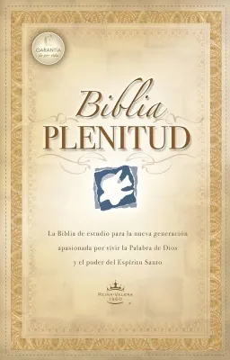 Espagnol, Bible d'étude, Reina Valera 1960, Biblia Plenitud, similicuir noir avec onglets -...