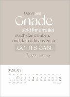 Hoffnung für immer - Tischkalender mit Holzaufsteller