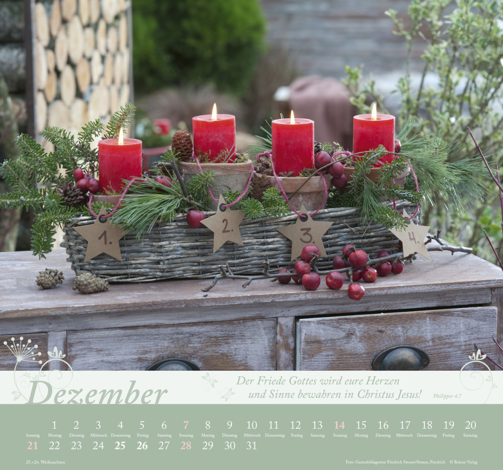 Im Garten zuhause - Wandkalender