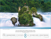 Calendrier Paysages Suisses - Allemand, Calendrier mural