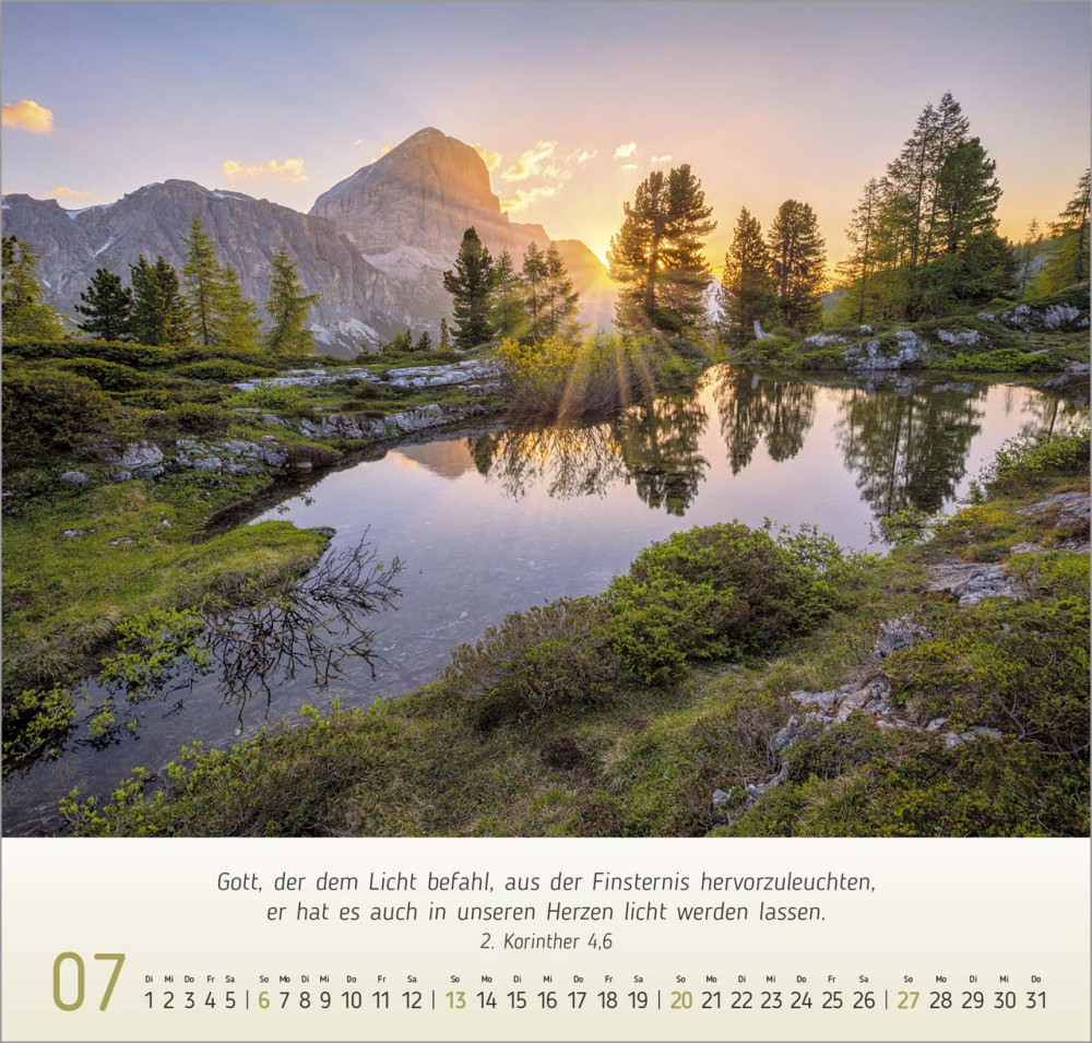 Licht Impressionen - Wandkalender