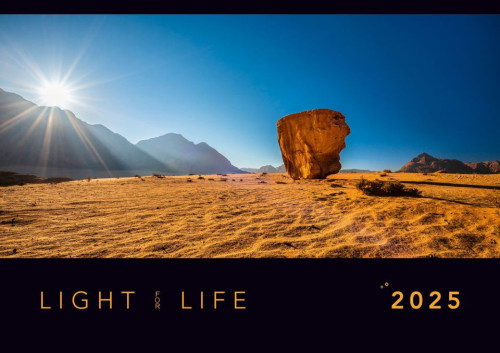 Light for Life - Calendrier mensuel en anglais