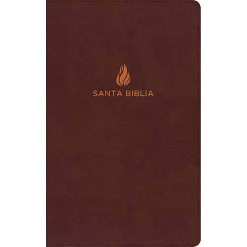 Espagnol, Bible, Reina Valera 1960, Ultrafine, similicuir brun, avec onglets - marron, piel...