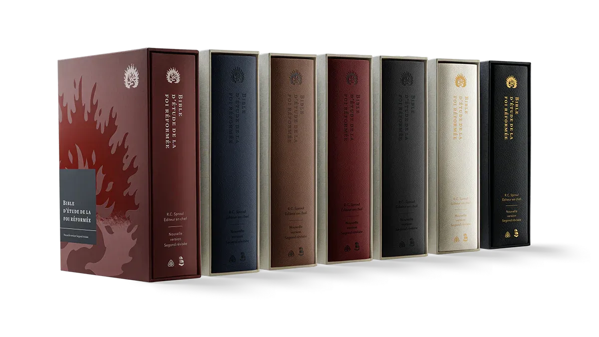 Bible d’étude de la foi réformée - Pourpre - Couverture rigide